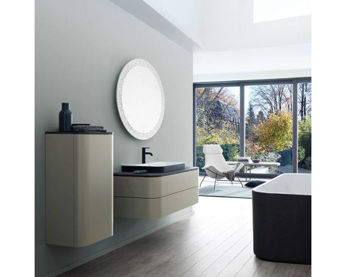 Duravit Happy D.2 Plus Зеркало с подсветкой organic, круглое 90x90x4.7см, сенсорное управление. HP7481G0000