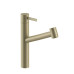 Fantini AF/21 Смеситель для раковины, 1 отв., излив: 213 мм, цвет: Matt British Gold PVD. 27 P6 A754F