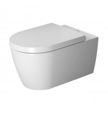 Duravit Me by Starck Унитаз 57х37см., подвесной, Rimless, с креплениями, Durafix, WonderGliss, цвет: белый. 25290900001