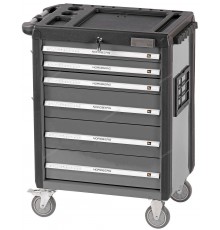 Тележка инструментальная, 6 выдвижных ящиков, серая NORDBERG T6N(G)