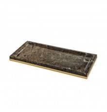 3SC Palace Marmo Лоток универсальный, настольный, цвет: мрамор Emperador dark/золото 24к. . PA66AEMGD