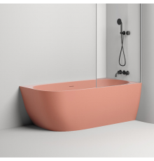 Salini Sofia Corner Right Ванна угловая 170х85х59см, Dx, с донным клапаном, UpDown, сифон, слив-пер, материал: S-stone, цвет: RAL2012. 102524MRF RAL2012