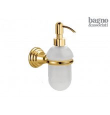 CA 127.52 GOLD Диспенсер жид. мыла, подвесной, сатиновое стекло, золото CA12752