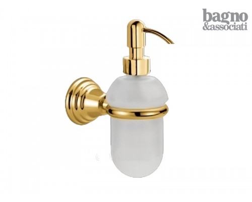 CA 127.52 GOLD Диспенсер жид. мыла, подвесной, сатиновое стекло, золото CA12752