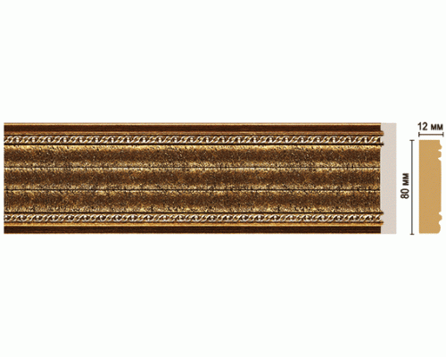 Молдинг DECOMASTER 150-43 (80*12*2400мм)