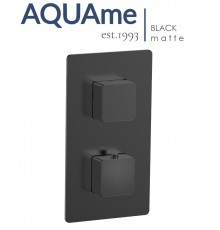 Смеситель для ванны и душа AQUAme Savona с термостатом AQM8809MB
