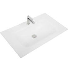 Мебельная раковина BelBagno BB810/465-LV-VTR-BO матовая белая