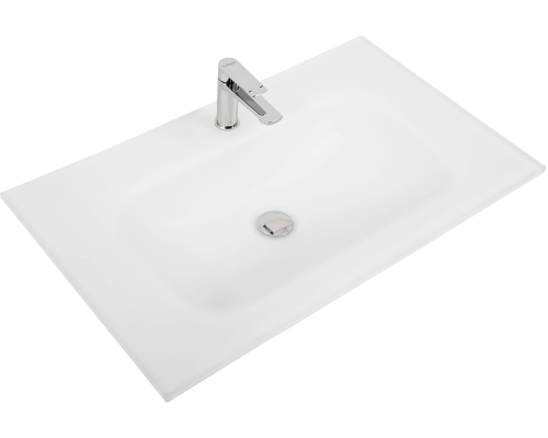 Мебельная раковина BelBagno BB810/465-LV-VTR-BO матовая белая