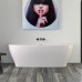 KNIEF Dream Wall Ванна пристенная 180х80х60см, с щелевым переливом, цвет: белый. 0100-091-06, 0100-252