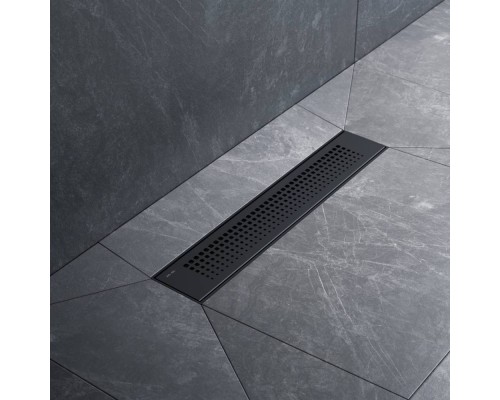 W02SC-P11-040-01BM Трап для душа линейный, универсальный затвор Cut Gradient, 40 см