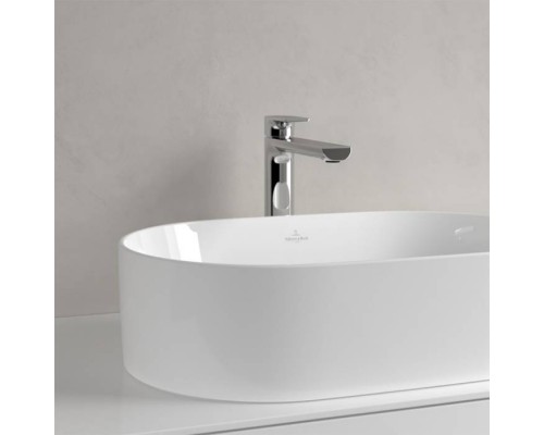 VilleroyBoch Collaro Раковина накладная, 56x36х14.5см., без отв., цвет: альпийский белый. 4A195601