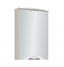 Шкаф зеркальный RUNO Ибица 50, правый 00000001075