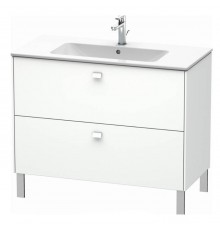 Duravit  Brioso Тумба напольная 102х47.9х68.3см, с раковиной, с 2 выдвижными ящиками, цвет: белый матовый. 2336100000,  BR440301018