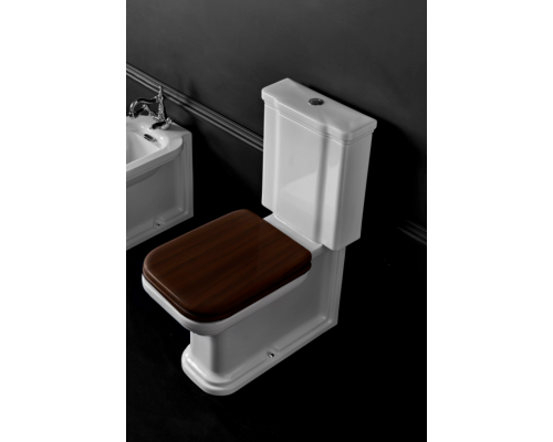 Kerasan Waldorf Унитаз-моноблок 68х36,7см, фурнитура хром. 750990 Geberit,  411701,  418101,  760390