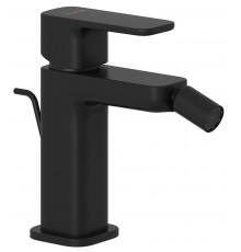 Kludi 42 216 3975 Renon Смеситель для биде, со сливным гарнитуром, черный мат 422163975