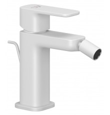 Kludi 42 216 5375 Renon Смеситель для биде, со сливным гарнитуром, белый мат 422165375