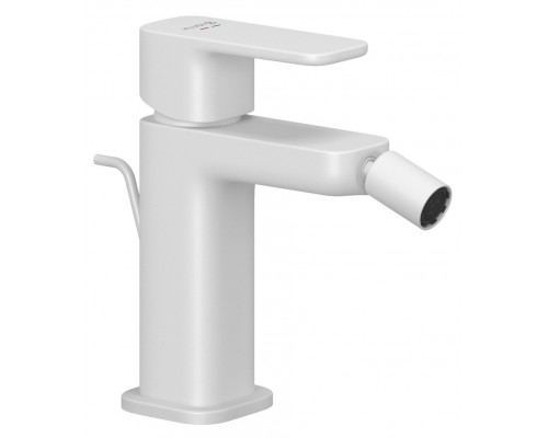 Kludi 42 216 5375 Renon Смеситель для биде, со сливным гарнитуром, белый мат 422165375