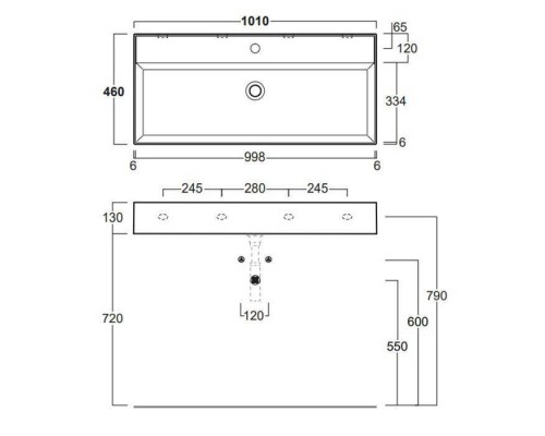 Simas Agile Раковина 101х46 см, 1 отв., подвесная, с переливом, цвет: белый. AG101 bi*1 Simas Agile Раковина 101х46 см, 1 отв., подвесная, с переливом, цвет: белый. AG101 bi*1