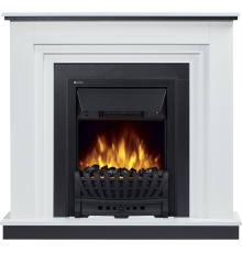 Комплект Электрокамин Electrolux EFP/P - 1020LS + Портал Firelight Grado Classic белый, черный