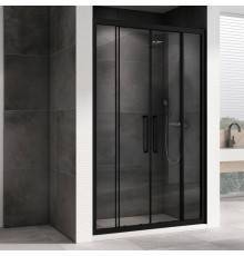 Душевая дверь в нишу Abber Schwarzer Diamant AG33180BH 180 см, профиль черный, стекло прозрачное