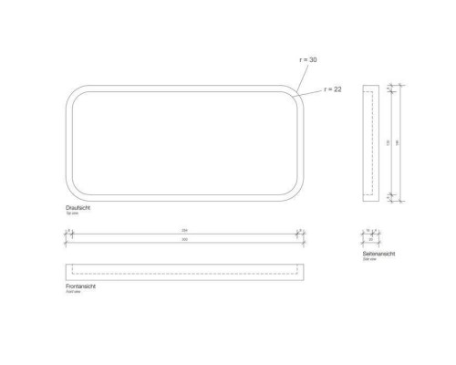 Decor Walther Stone Tab Лоток универсальный 30x14.5см, настольный, цвет: белый. 0971050 Decor Walther Stone Tab Лоток универсальный 30x14.5см, настольный, цвет: белый. 0971050