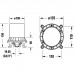 Duravit C1 Внутренняя часть напольного смесителя для ванны. GK5900007000