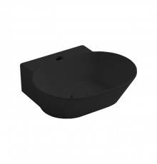 Simas Wave Раковина 48х43х16.5 см, 1 отв., цвет: черный матовый. WA06 nero matt