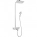 Hansgrohe Raindance Select Showerpipe 360 Душевой гарнитур, в набор входят: термостат с запорным и переключающим вентилем, переключатель для ручного душа, верхний душ Raindance E AIR 1jet 360x190 мм, ручной душ Raindance Select 150 3jet, душевой шланг . 2