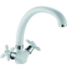 Смеситель для кухни D-lin D153808-C белый