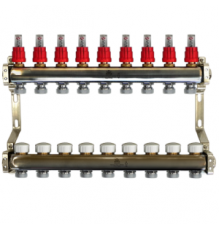 Группы коллекторные Коллекторный блок, 1x3/4EU отв.-9 GK 74109