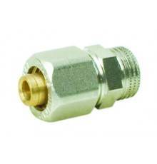 Фитинги цанговые Муфта АРЕ цанговая НР 1/2х20 701L 12x20