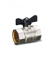 Краны шаровые Кран шаровой латунный LD Pride 47.25.B-B.Б, вн./вн.резьба, ручка-бабочка, 1 LD 47.300.25