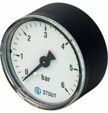Манометр аксиальный STOUT 50 мм (SIM-0009-500608)