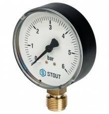 Манометр радиальный STOUT 80 мм (SIM-0010-800615)