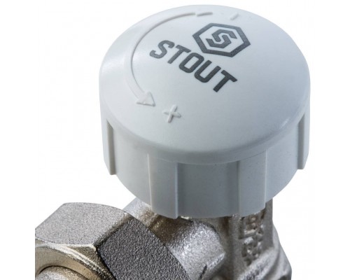 Клапан термостатический STOUT угловой 1/2 (SVT-0002-000015)