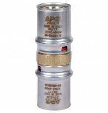 Муфта STOUT соединительная равнопроходная 20х20 для металлопластиковых труб прессовой (SFP-0003-002020)