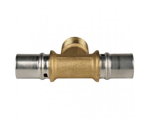 Тройник-переходник STOUT с наружной резьбой 20х3/4 х20 для металлопластиковых труб прессовой (SFP-0008-203420)