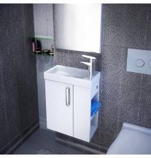 Тумба под раковину IDDIS Torr 40 R, подвесная, белая
