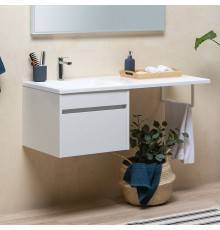 Тумба с раковиной Aquanet Токио 68 1 ящик L