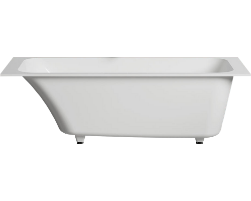 Ванна из искусственного камня Salini Orlanda Kit 180x80 см, со сливом-переливом, с донным клапаном