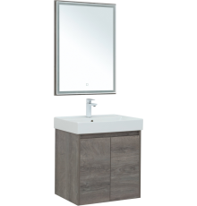 Мебель для ванной комнаты Aquanet Nova Lite 60 дуб рошелье, с дверками