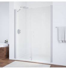 Душевая дверь в нишу Vegas Glass EP-F-2 180 07 01 R профиль матовый хром, стекло прозрачное