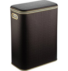 Корзина для белья Geralis PCG-B шоколад, золото, стандартная