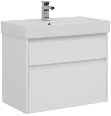 Тумба с раковиной Aquanet Nova Lite 75 2 ящика