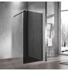 Душевая перегородка Vincea Walk-in VSW-1H100CGB 100 см, профиль матовый чёрный, стекло тонированное