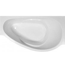 Ванна из искусственного камня Эстет Грация R 170x95 см, угловая, с ножками, асимметричная