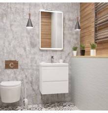 Мебель для ванной комнаты Art Max Family 50, подвесная, Bianco Lucido