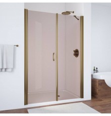 Душевая дверь в нишу Vegas Glass EP-F-2 150 05 05 L профиль бронза, стекло бронза