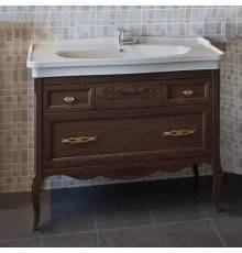 Тумба с раковиной ASB-Woodline Модерн 105 антикварный орех