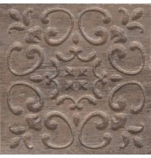 Вставка Kerama Marazzi Браш Вуд STG\C481\SG1550 матовая 9,9х9,9 темно-коричневая